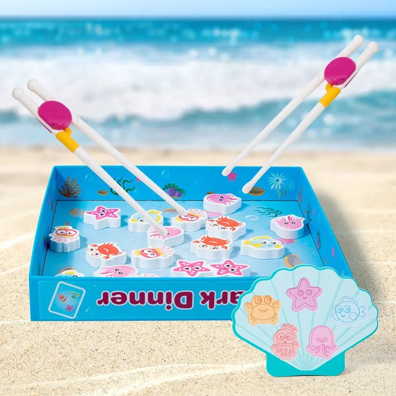 Montessori Todder Toys Simulation Feeding Game Spoon Chopstick Training Toys Kids Role Play Game Fine Motor Educational Toys - KIWI UNIVERS