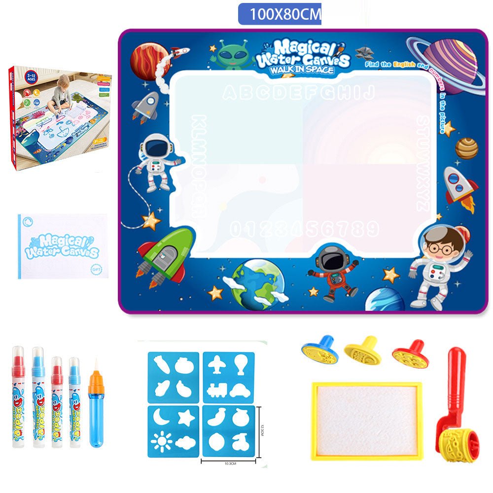 Water Doodle Mat Kids Toys Reusable Painting Writing Doodle Water Color Drawing Board Toddlers Preschool Education Toys - KIWI UNIVERS