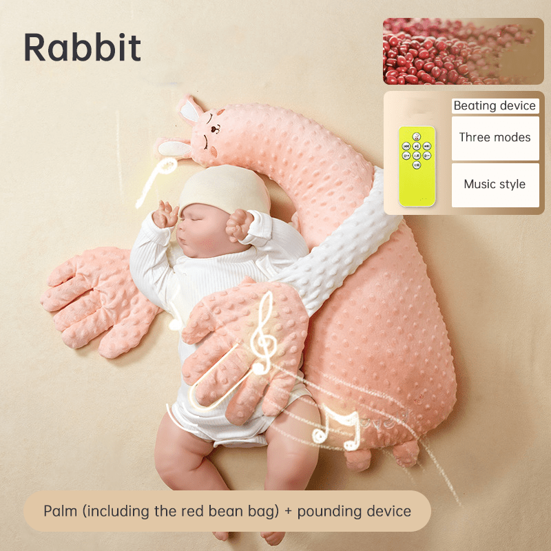 Babycare Soothing Sleep Aid: Anti - Moros Reflex Pillow and Patting Toy - KIWI UNIVERS