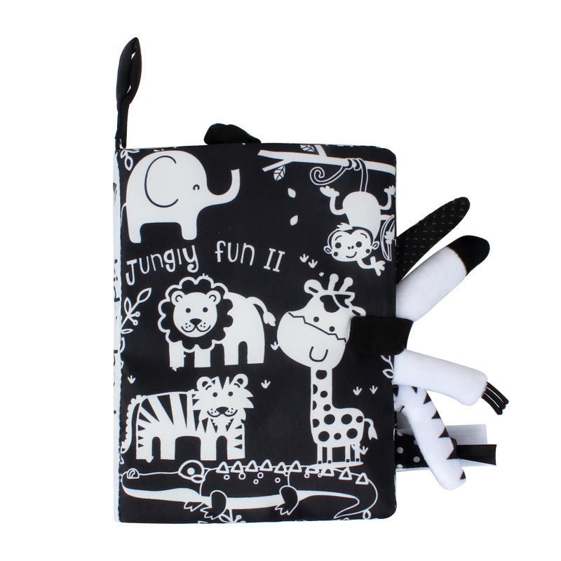 Baby toys three - dimensional cloth books that cannot be torn apart washable children's enlightenment baby ringing paper books - KIWI UNIVERS