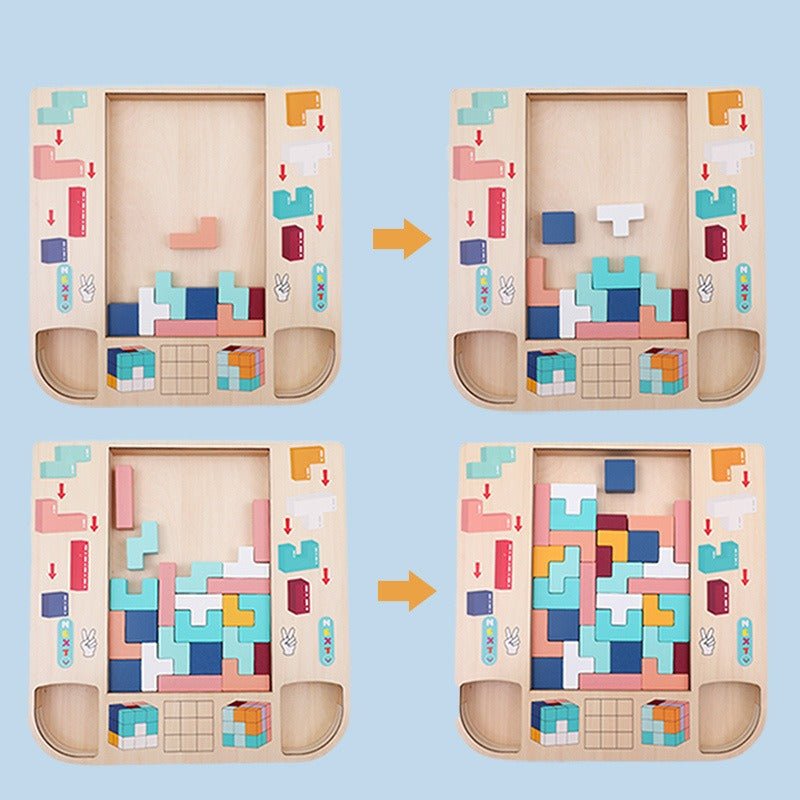 Magische Kubus 2 In 1 Puzzelbord Buzzle Kids Inteligence Multi Educatief Sensorisch Speelgoed Autistisch - KIWI UNIVERS