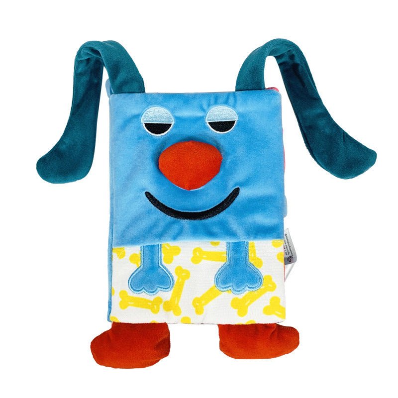 Baby toys three - dimensional cloth books that cannot be torn apart washable children's enlightenment baby ringing paper books - KIWI UNIVERS