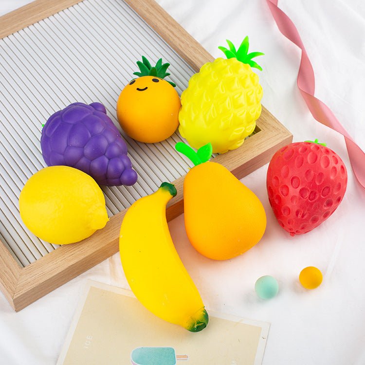 Boule anti - stress fruits et légumes en gel - KIWI UNIVERS