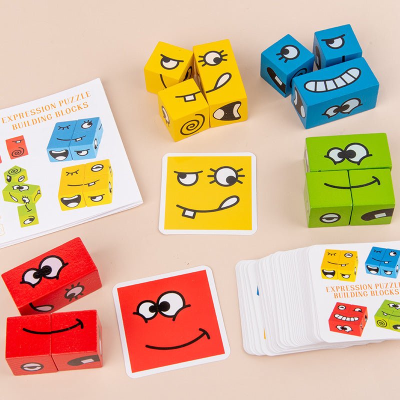 Double face changing Rubik's Cube Toy Creative Large Particle Block Puzzle Parent child Interactive Toy - KIWI UNIVERS