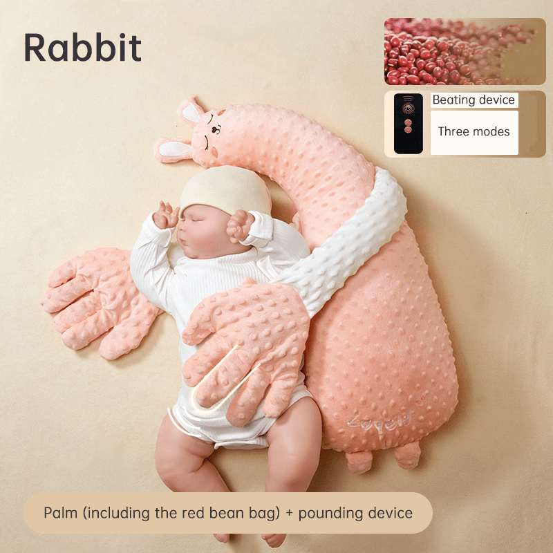 Babycare Soothing Sleep Aid: Anti - Moros Reflex Pillow and Patting Toy - KIWI UNIVERS