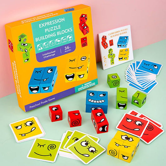 Double face changing Rubik's Cube Toy Creative Large Particle Block Puzzle Parent child Interactive Toy - KIWI UNIVERS
