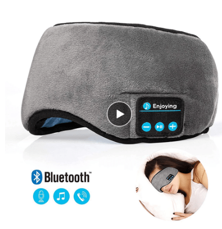 3D Bluetooth Eye Mask Headset Wireless Music Bluetooth Eye Mask New Sleep Bluetooth Eye Mask Stereo - KIWI UNIVERS