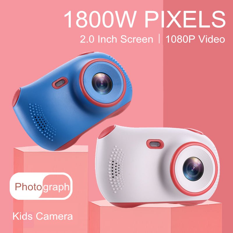 New Cute Fashion Children Digital Camera Can Take Pictures Can HD Video Mini SLR Interest Training Toy Gift - KIWI UNIVERS