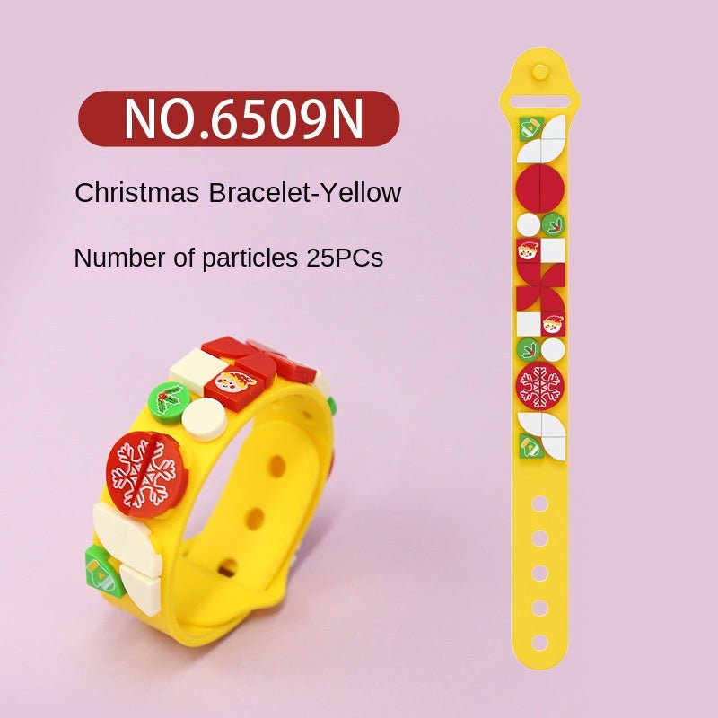 Children's DIY Toys Christmas Fun Puzzle Bracelet Small Particle Bagged Building Blocks Children's Christmas Gifts - KIWI UNIVERS