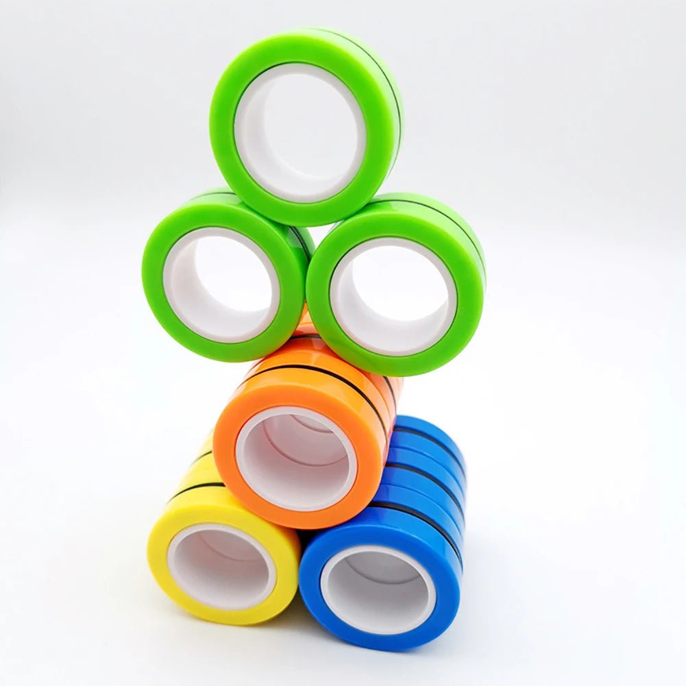 3pcs New Anti - Stress Magnetic Magic Rings Unzip Toys - KIWI UNIVERS