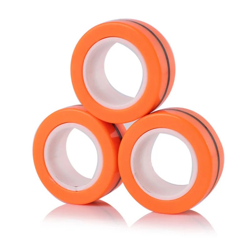 3pcs New Anti - Stress Magnetic Magic Rings Unzip Toys - KIWI UNIVERS