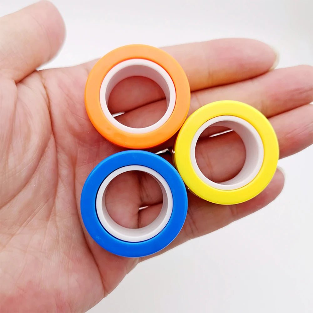 3pcs New Anti - Stress Magnetic Magic Rings Unzip Toys - KIWI UNIVERS