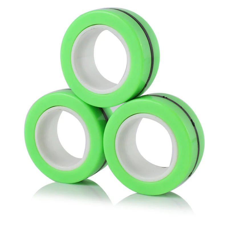 3pcs New Anti - Stress Magnetic Magic Rings Unzip Toys - KIWI UNIVERS