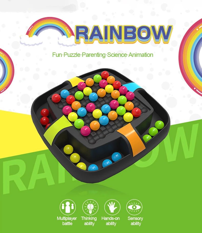Rainbow Ball Elimination Game Rainbow Puzzle Magic Chess Toy - KIWI UNIVERS