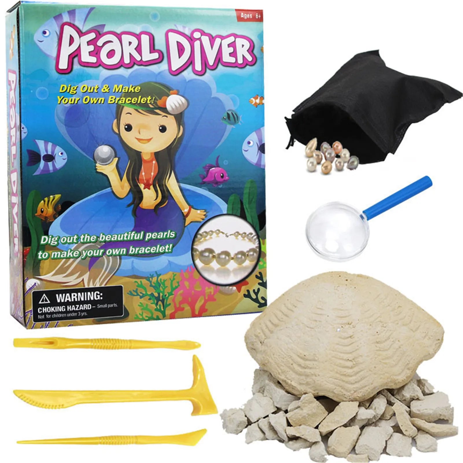 DIY Mining Crystal Treasure Gems Archaeology Kids Cultivate Interest Exploration Excavation Toys - KIWI UNIVERS
