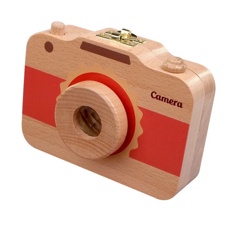 Wooden Children's Camera Toy Baby Teeth Box Baby Teeth Storage Box - KIWI UNIVERS