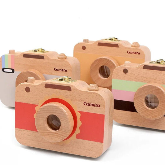 Wooden Children's Camera Toy Baby Teeth Box Baby Teeth Storage Box - KIWI UNIVERS