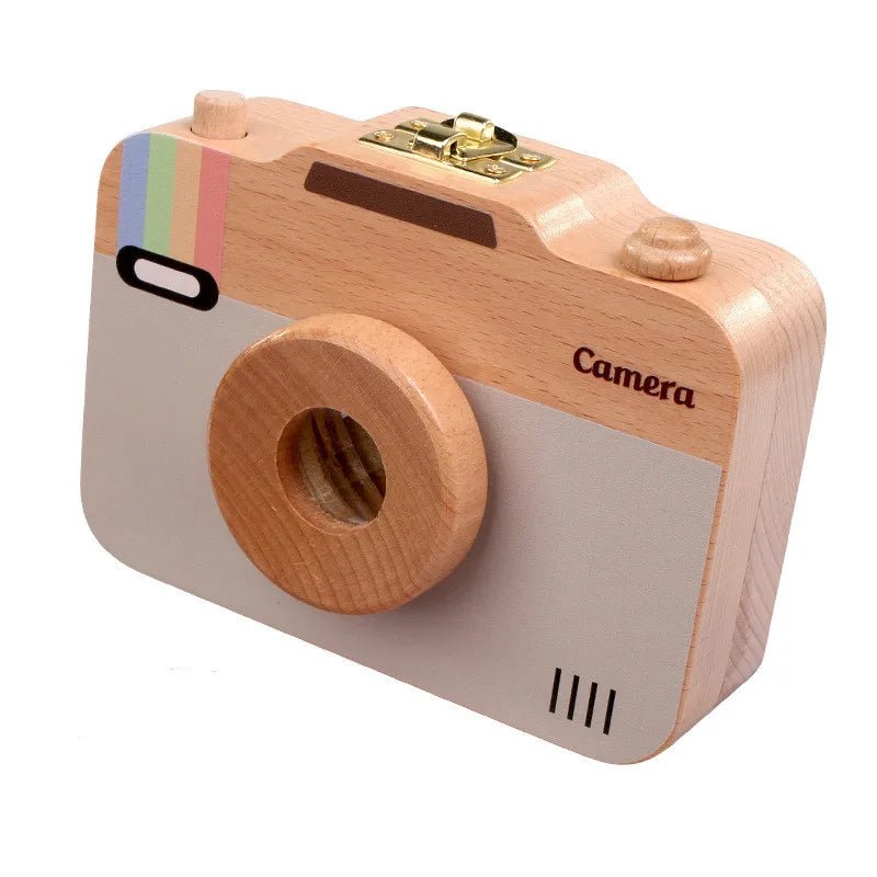 Wooden Children's Camera Toy Baby Teeth Box Baby Teeth Storage Box - KIWI UNIVERS