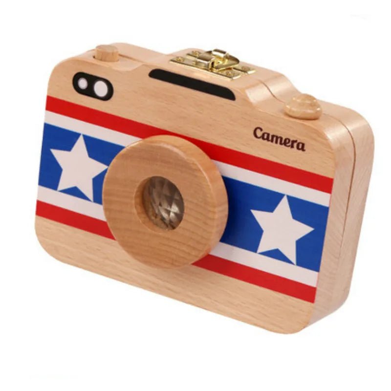 Wooden Children's Camera Toy Baby Teeth Box Baby Teeth Storage Box - KIWI UNIVERS