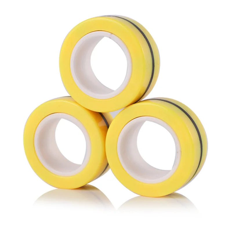 3pcs New Anti - Stress Magnetic Magic Rings Unzip Toys - KIWI UNIVERS