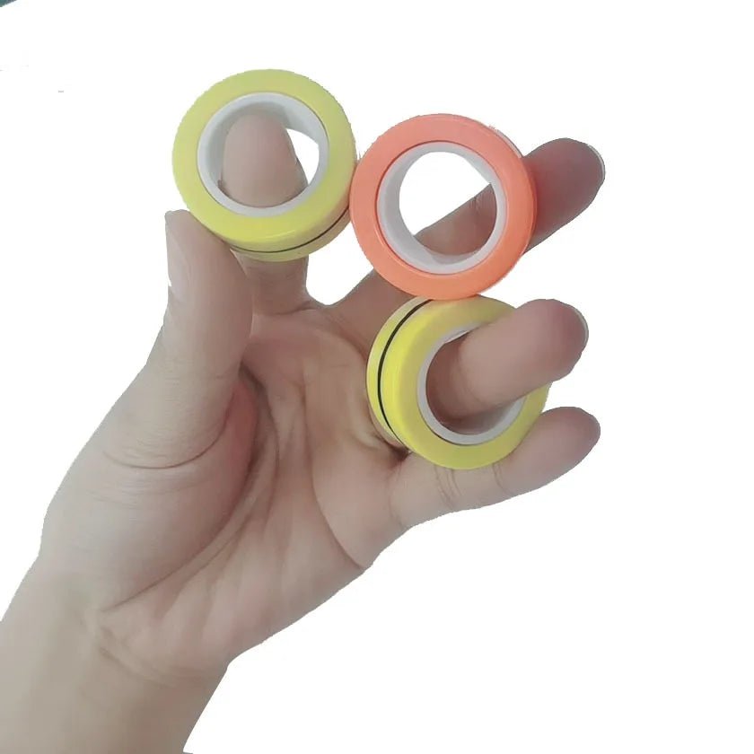 3pcs New Anti - Stress Magnetic Magic Rings Unzip Toys - KIWI UNIVERS