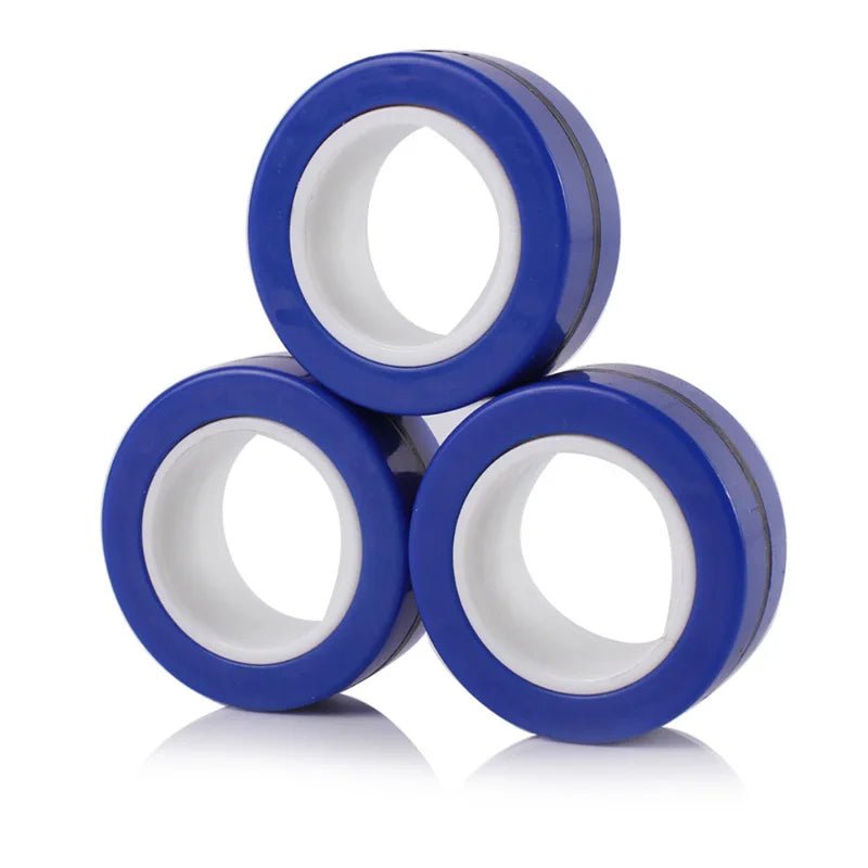 3pcs New Anti - Stress Magnetic Magic Rings Unzip Toys - KIWI UNIVERS