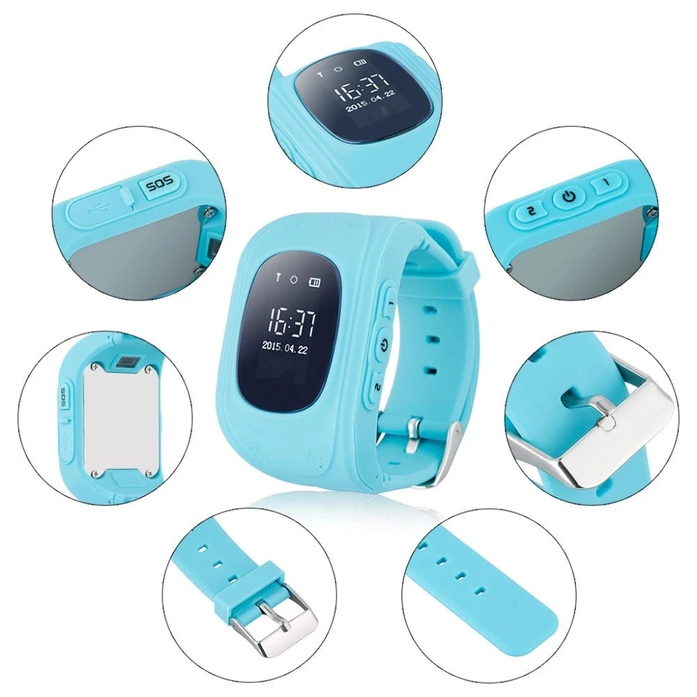 Smart Watch Support GSM 2G SIM Card Children Smartwatch GPS Tracker SOS Call Wristwatch Sport Clock for Kid Boy Girl Kids - KIWI UNIVERS