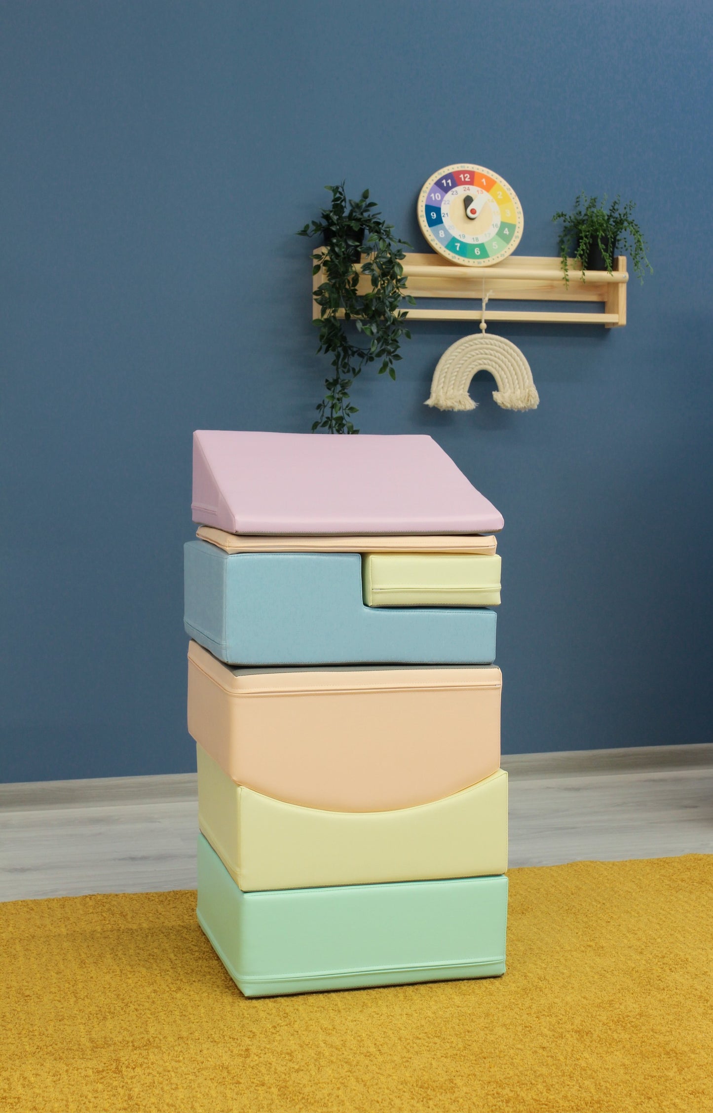 Jeu de blocs en mousse pastel pour enfants - KIWI UNIVERS