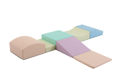 Jeu de blocs en mousse pastel pour enfants - KIWI UNIVERS