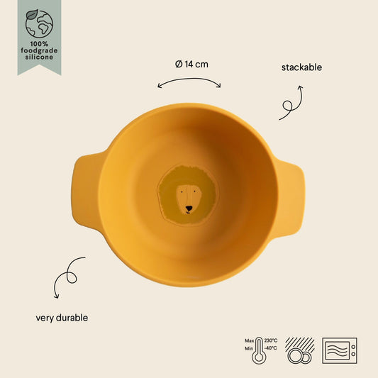 Silicone Bowl for Kids - Mr. Lion - KIWI UNIVERS