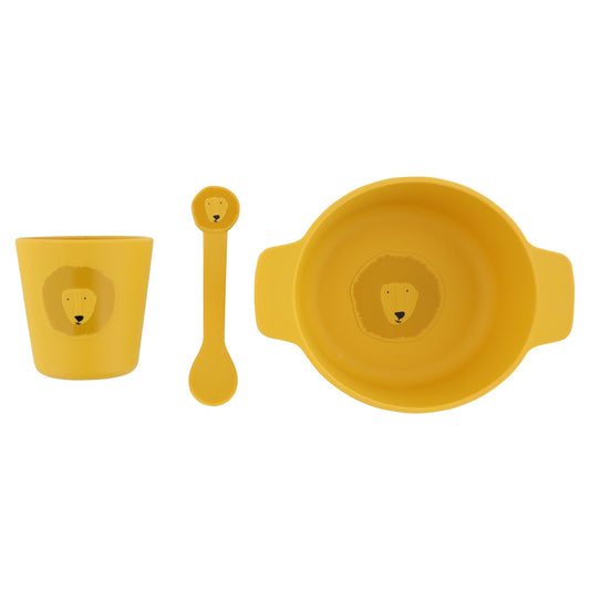 Silicone First Meal Set for Kids - Mr. Lion - KIWI UNIVERS