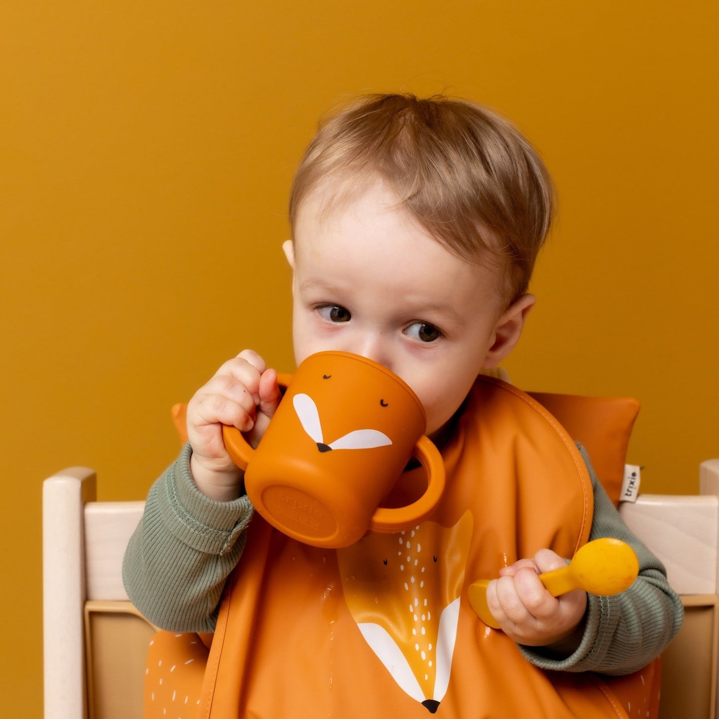 Silicone Sippy Cup - Mr. Fox - KIWI UNIVERS