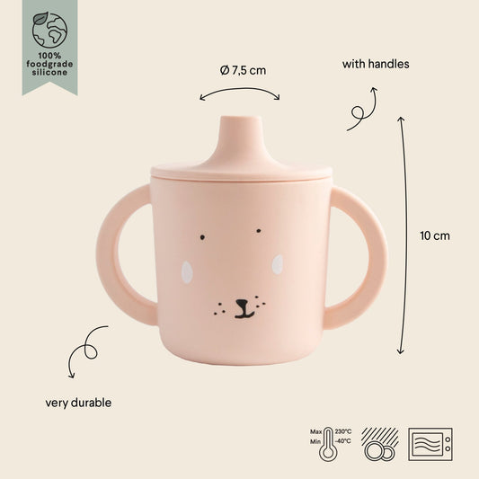 Silicone Sippy Cup - Mrs. Rabbit - KIWI UNIVERS