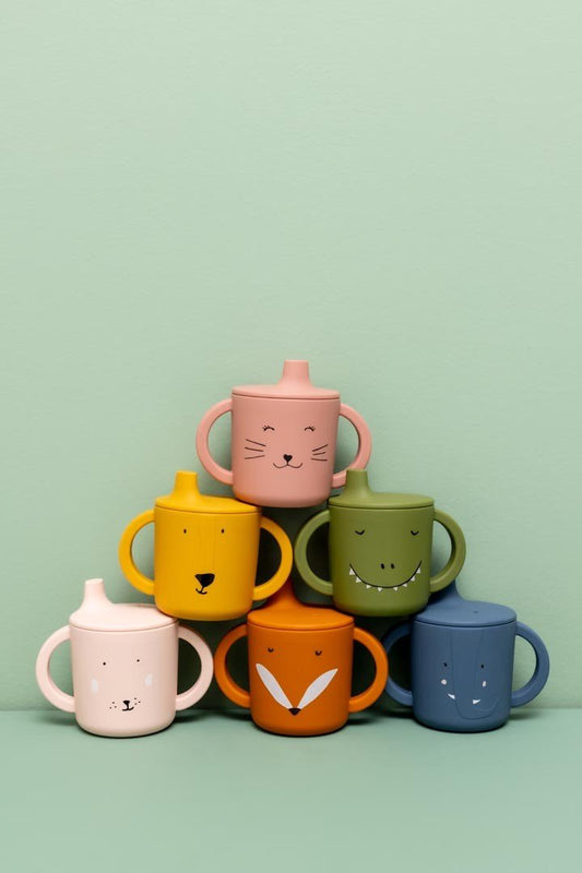 Silicone Sippy Cup - Mrs. Rabbit - KIWI UNIVERS