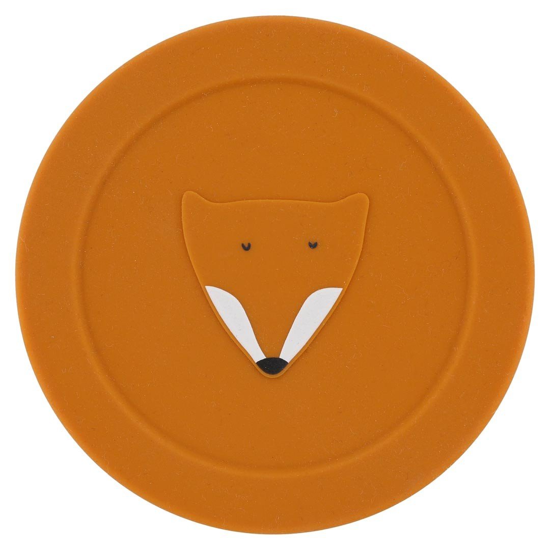 Silicone Snack Container with Lid - Mr. Fox - KIWI UNIVERS