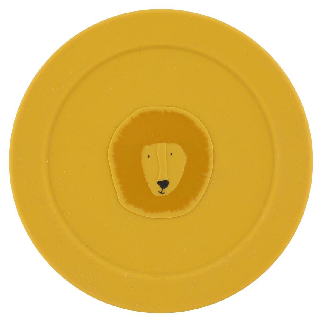 Silicone Snack Container with Lid - Mr. Lion - KIWI UNIVERS