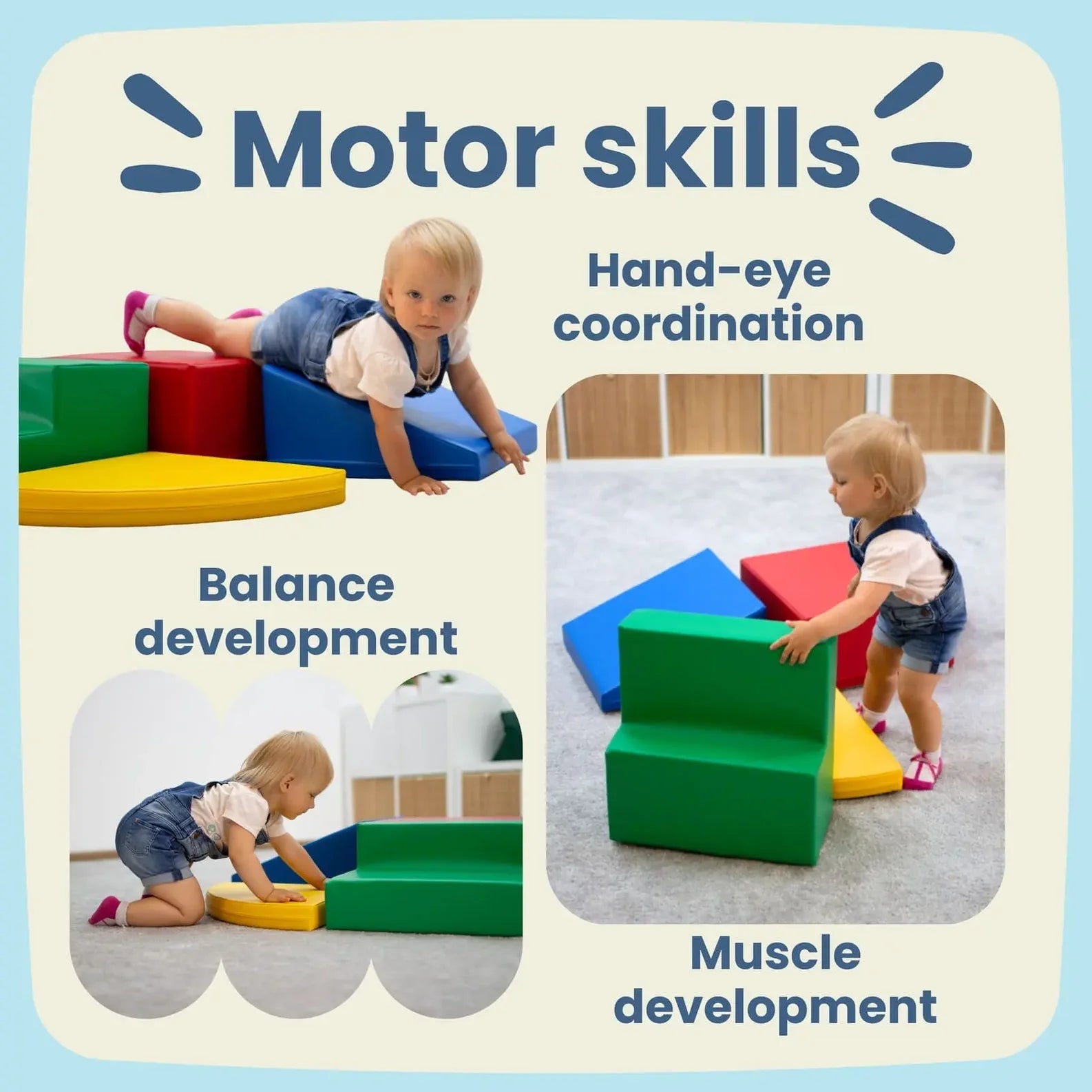 Soft Play Bundle - Explorer with Wedge Beige - KIWI UNIVERS