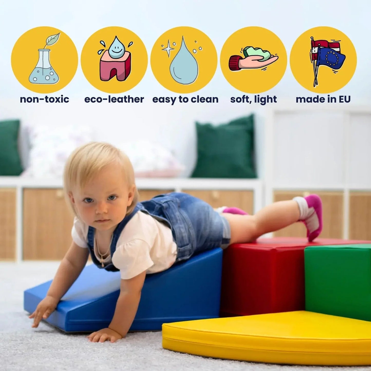 Soft Play Bundle - Explorer with Wedge Beige - KIWI UNIVERS