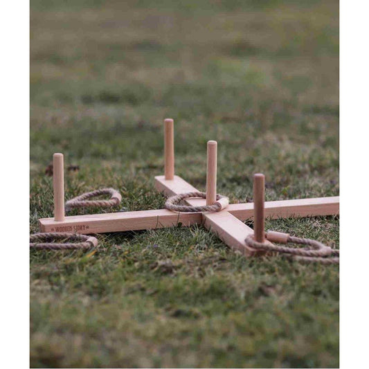 jeu de lancer d'anneaux bois - KIWI UNIVERS