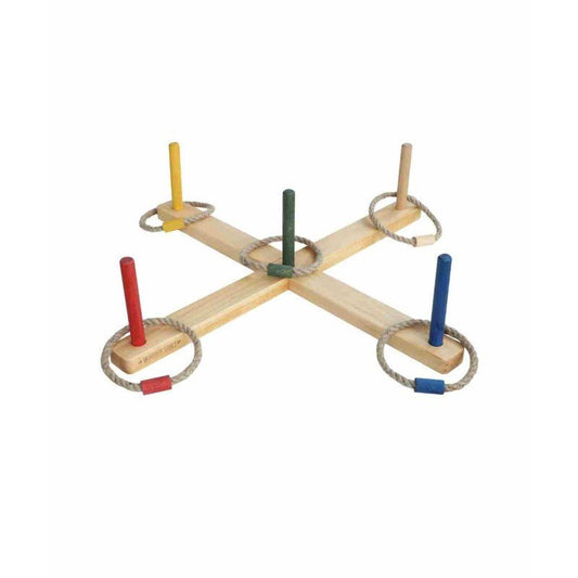 jeu de lancer d'anneaux bois - KIWI UNIVERS